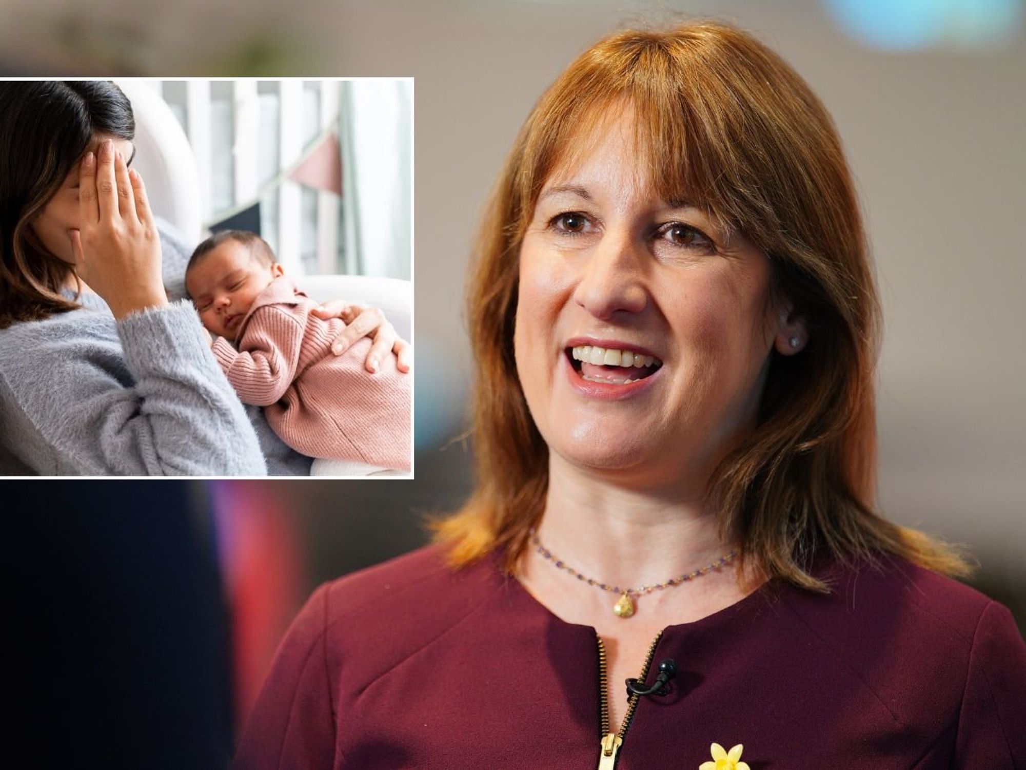 Rachel Reeves and mother