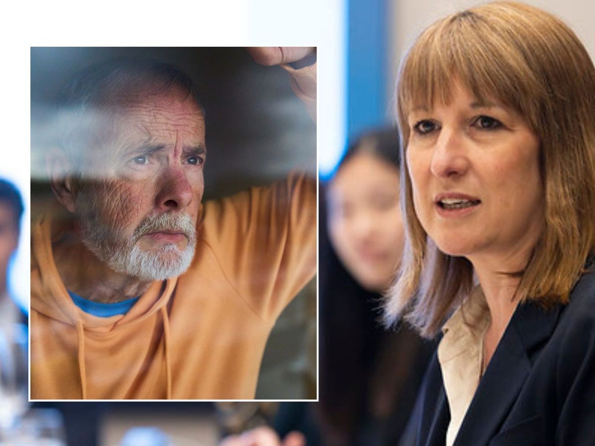 Rachel Reeves and older man