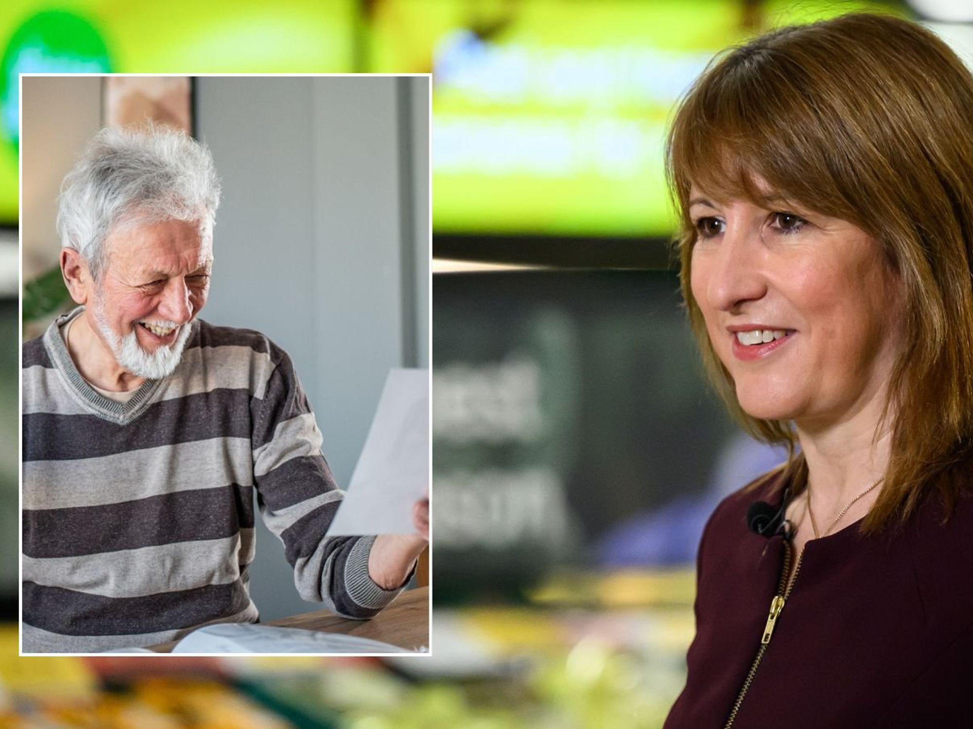 Rachel Reeves and older man