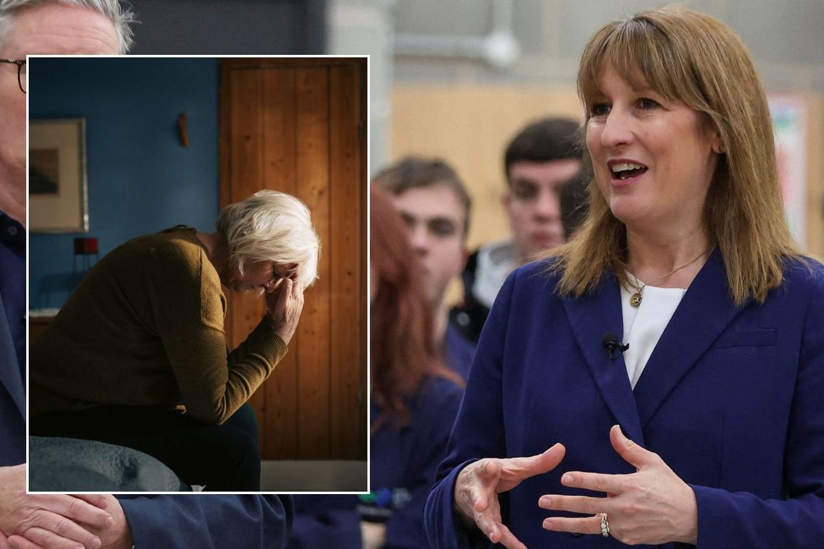 Rachel Reeves and older woman