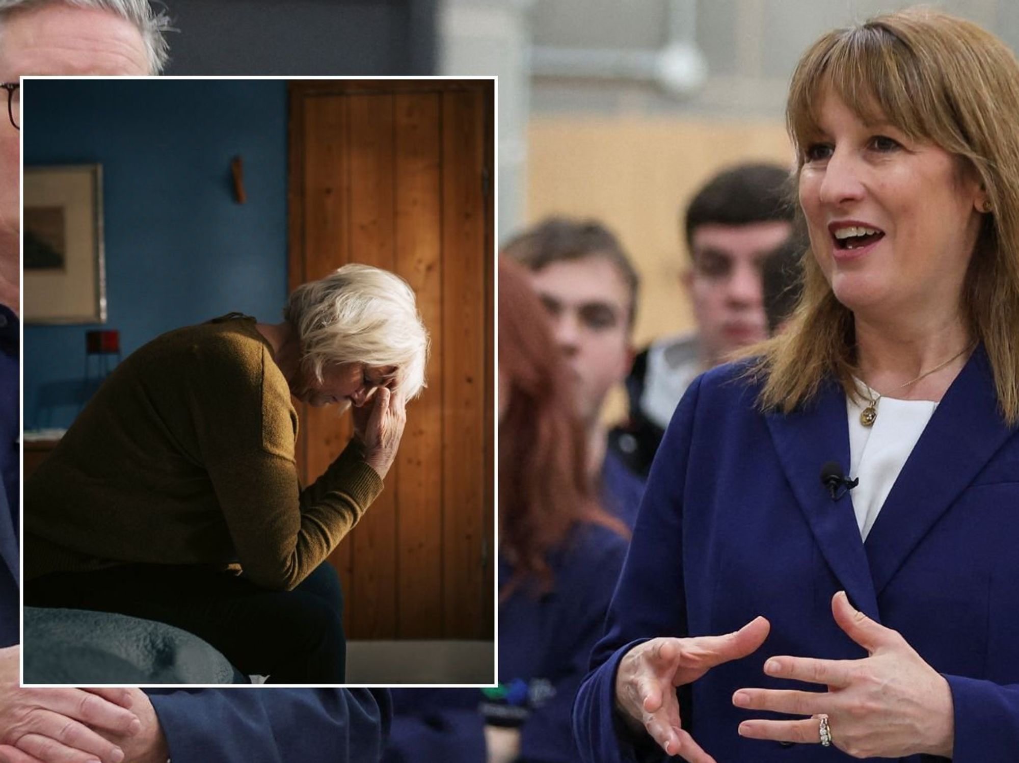 Rachel Reeves and older woman