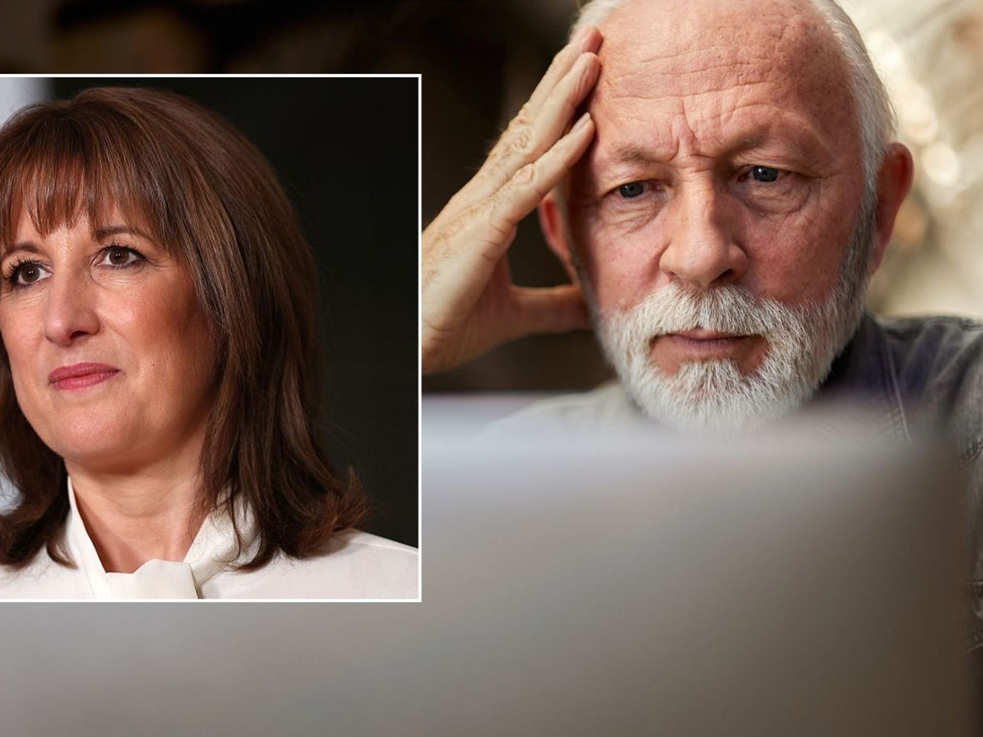 Rachel Reeves and pension saver