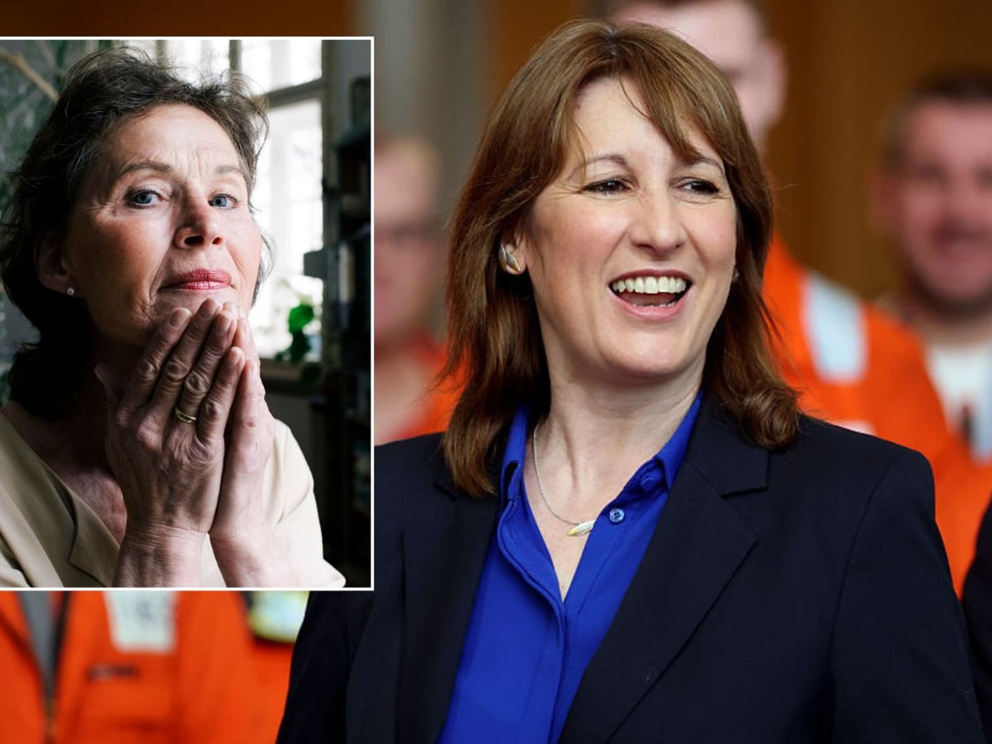 Rachel Reeves and pension saver