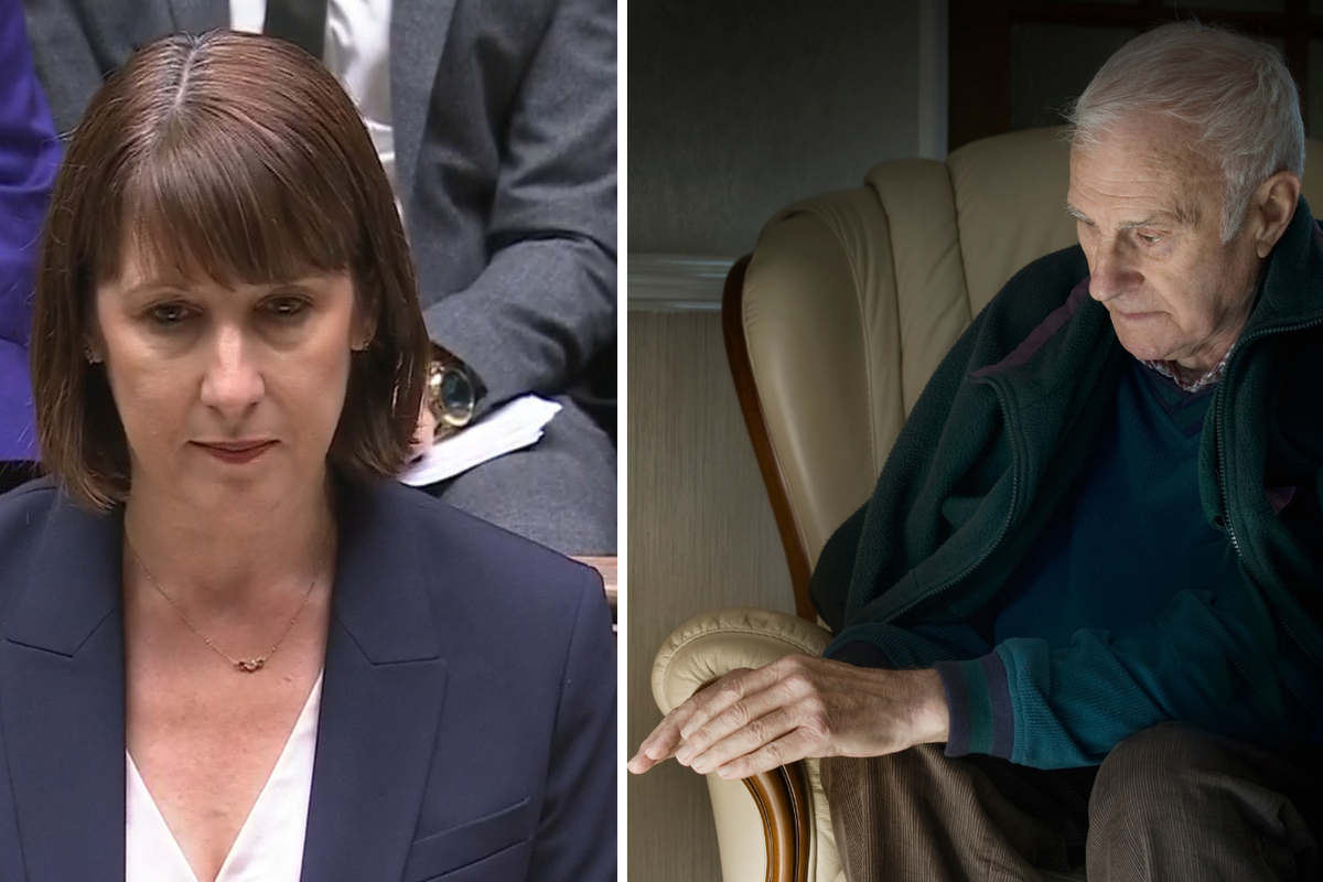 Rachel Reeves and pensioner in pictures
