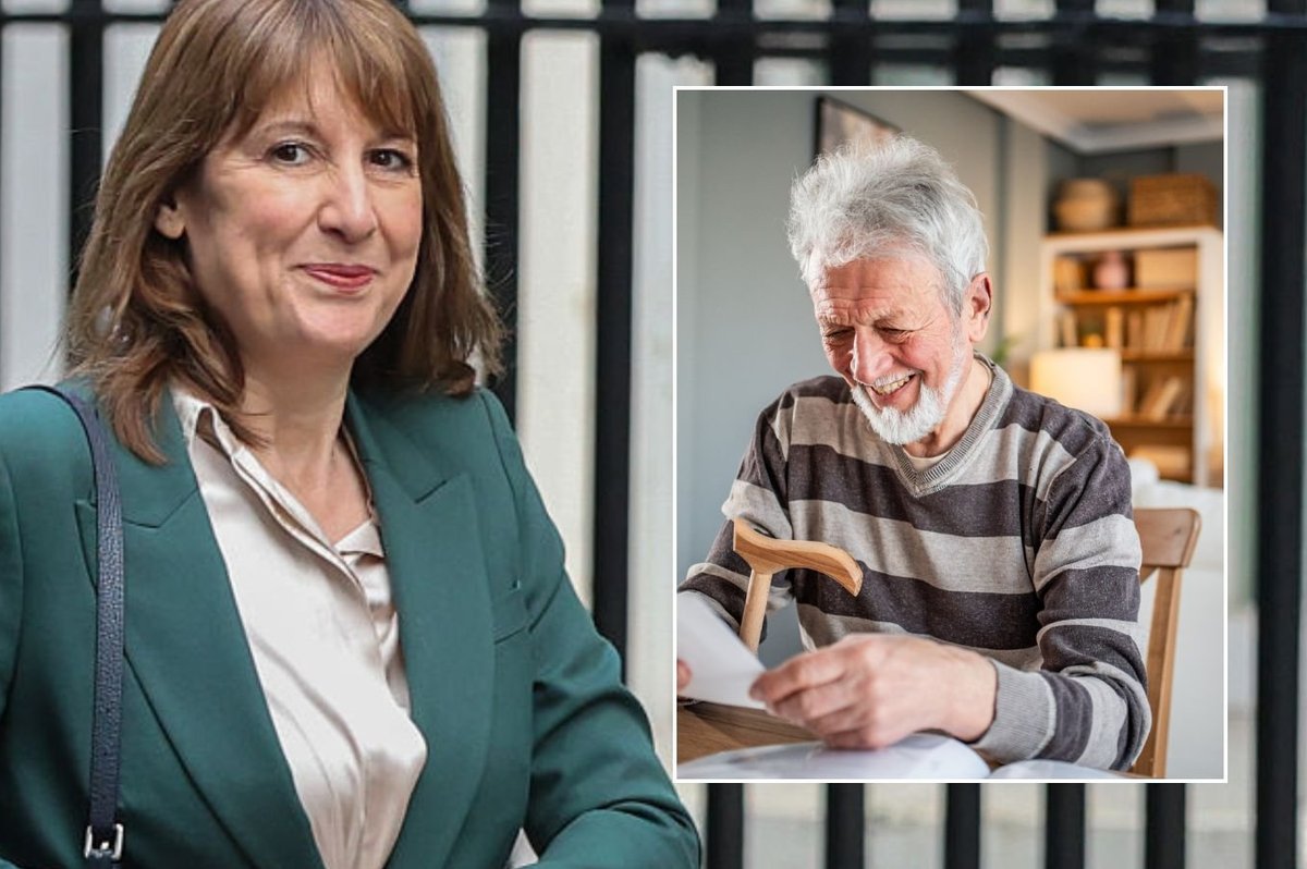 Rachel Reeves and pensioner