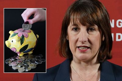 Rachel Reeves and piggy bank