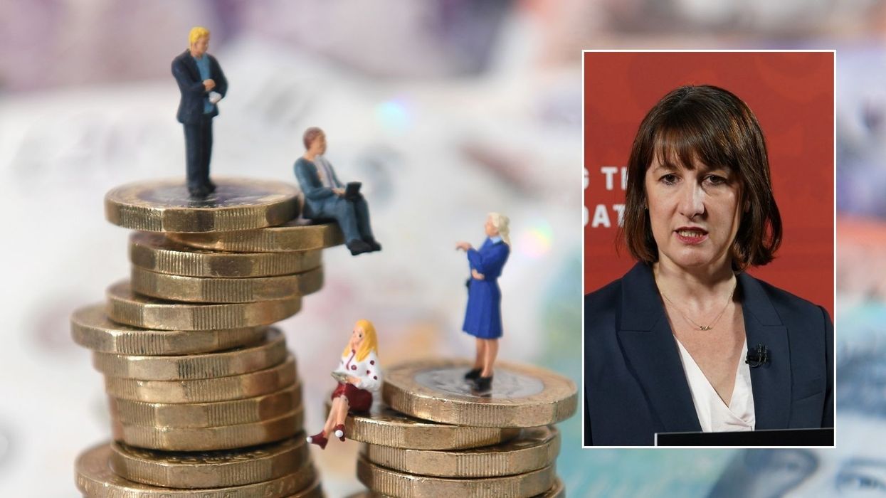 Rachel Reeves and pound coins