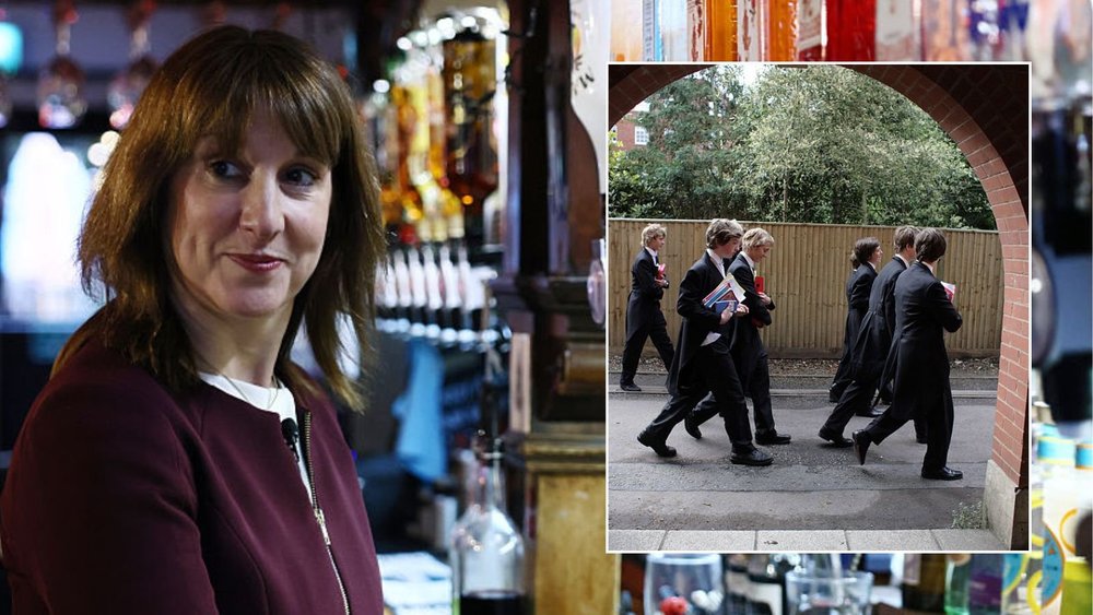 Rachel Reeves and private school students