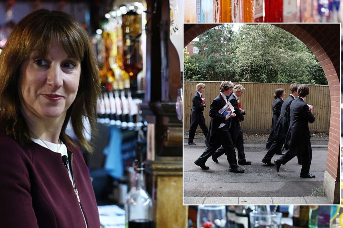 Rachel Reeves and private school students