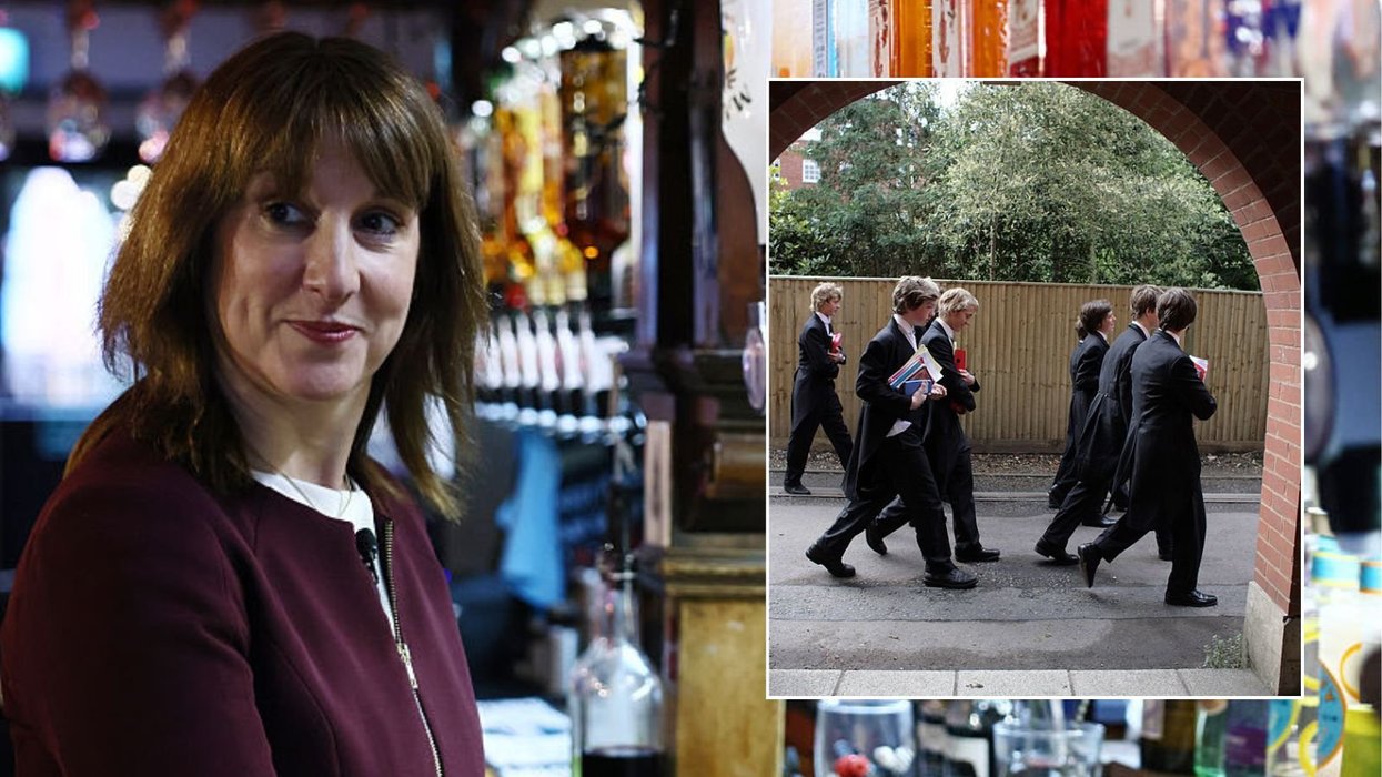 Rachel Reeves and private school students