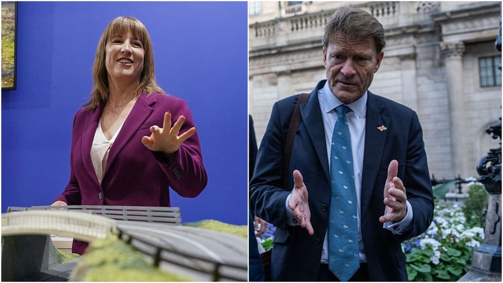 Rachel Reeves and Richard Tice