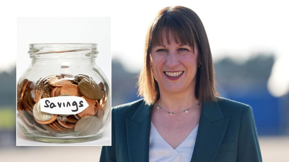 Rachel Reeves and savings pot