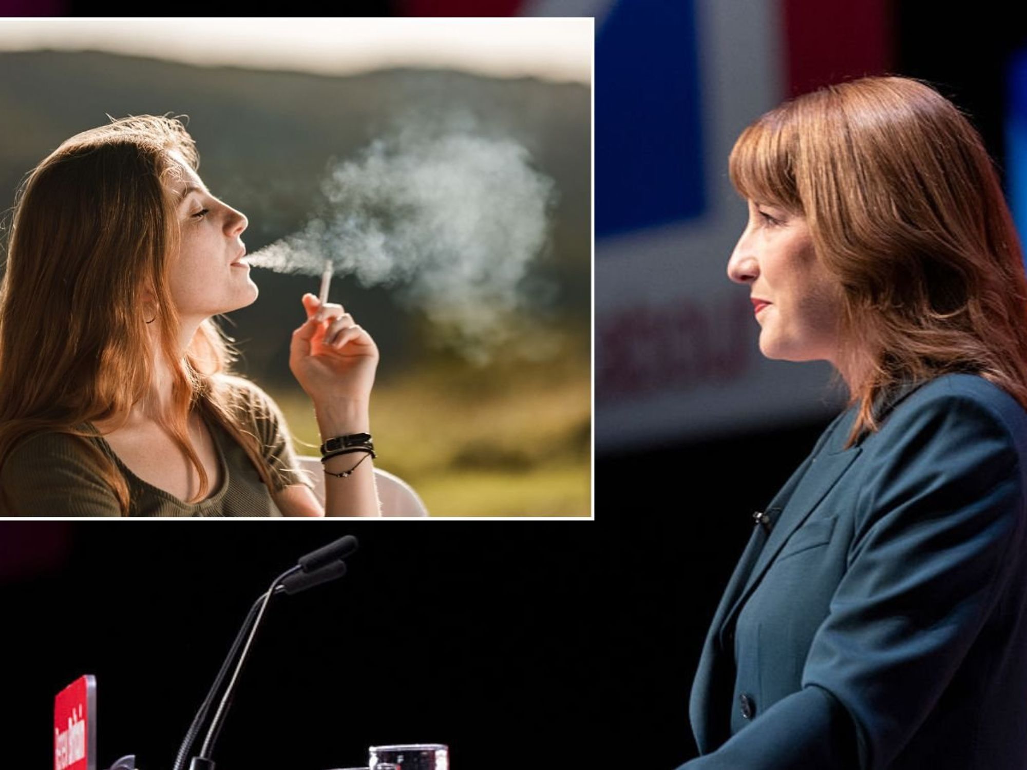 Rachel Reeves and smoker