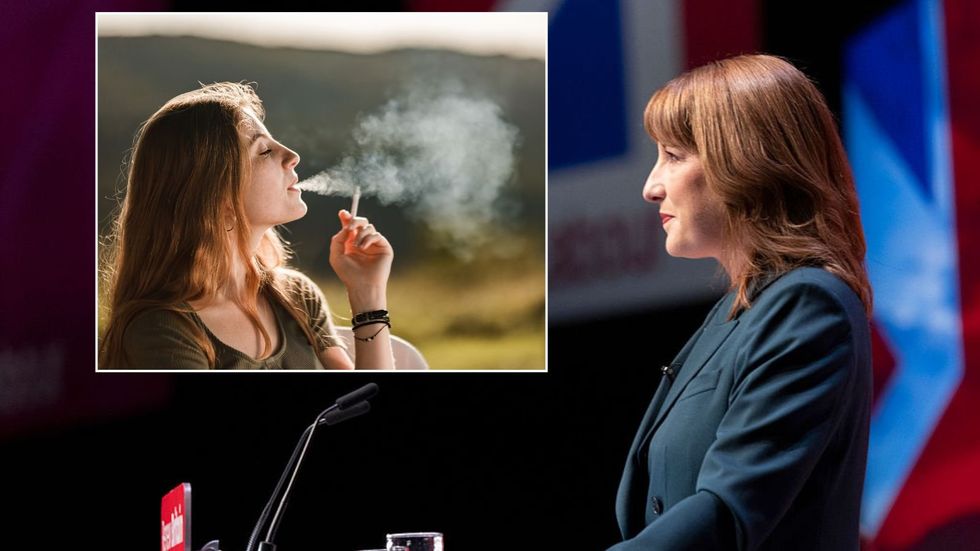 Rachel Reeves and smoker