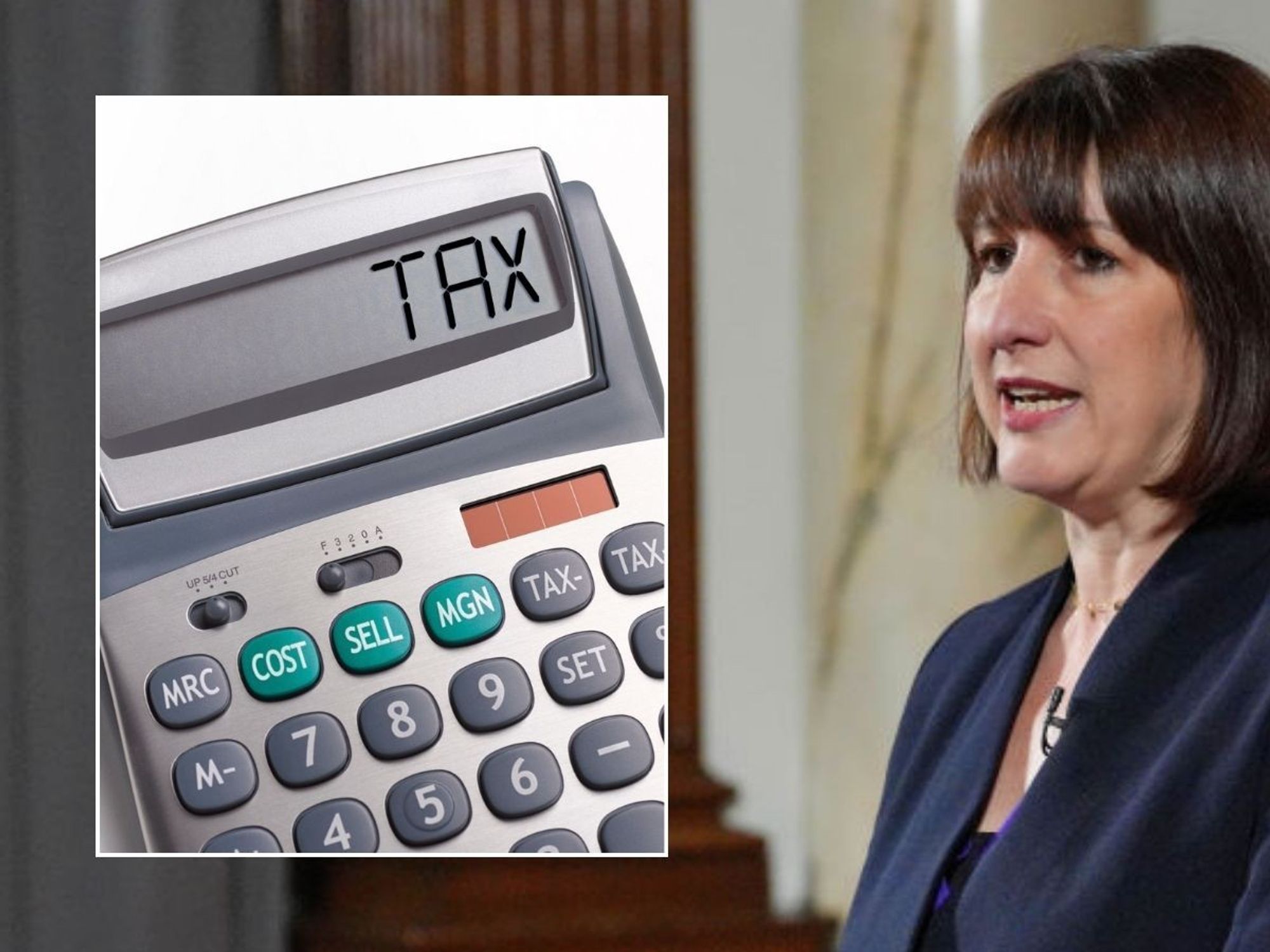 Rachel Reeves and tax calculator