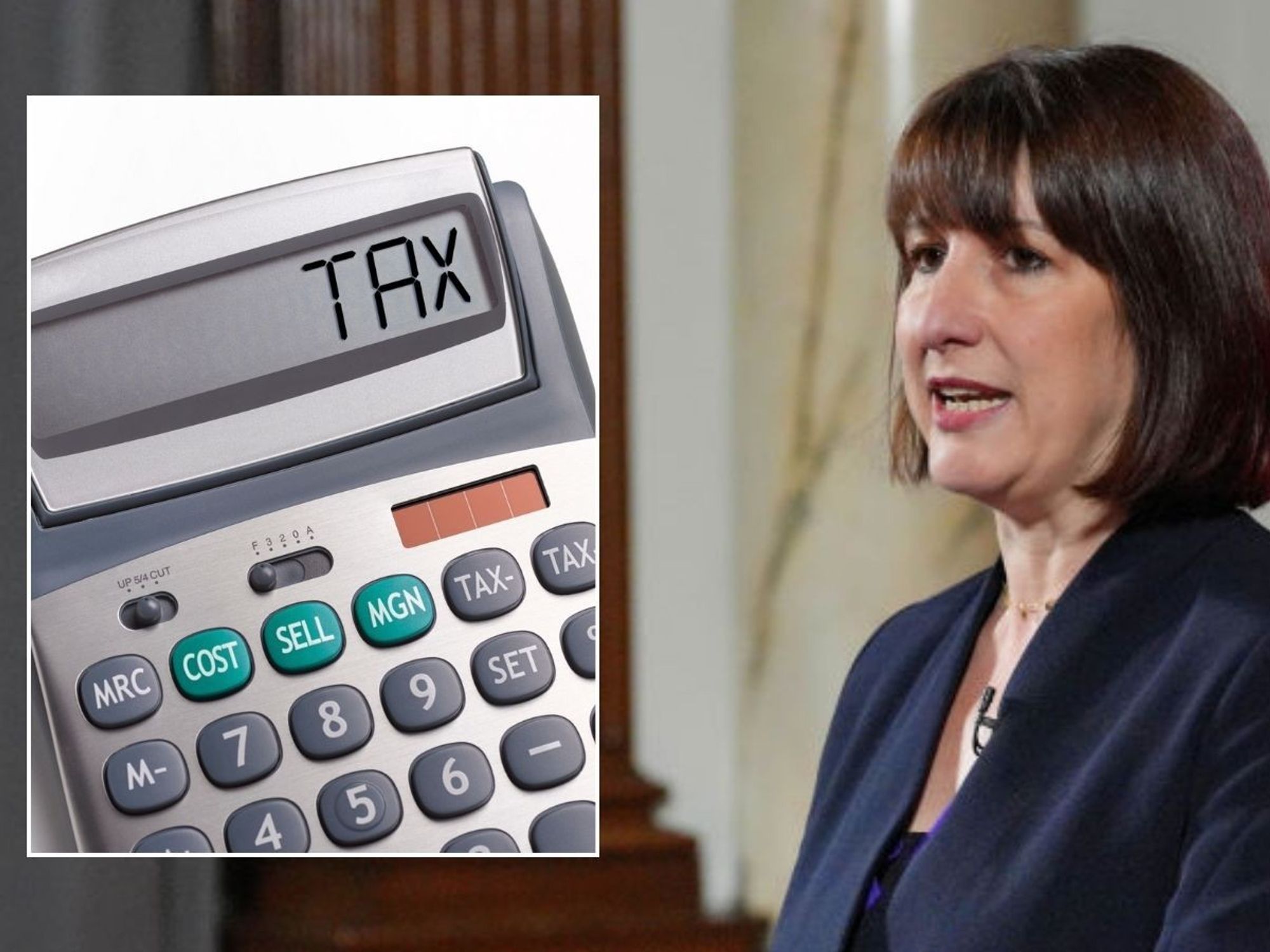Rachel Reeves and tax calculator
