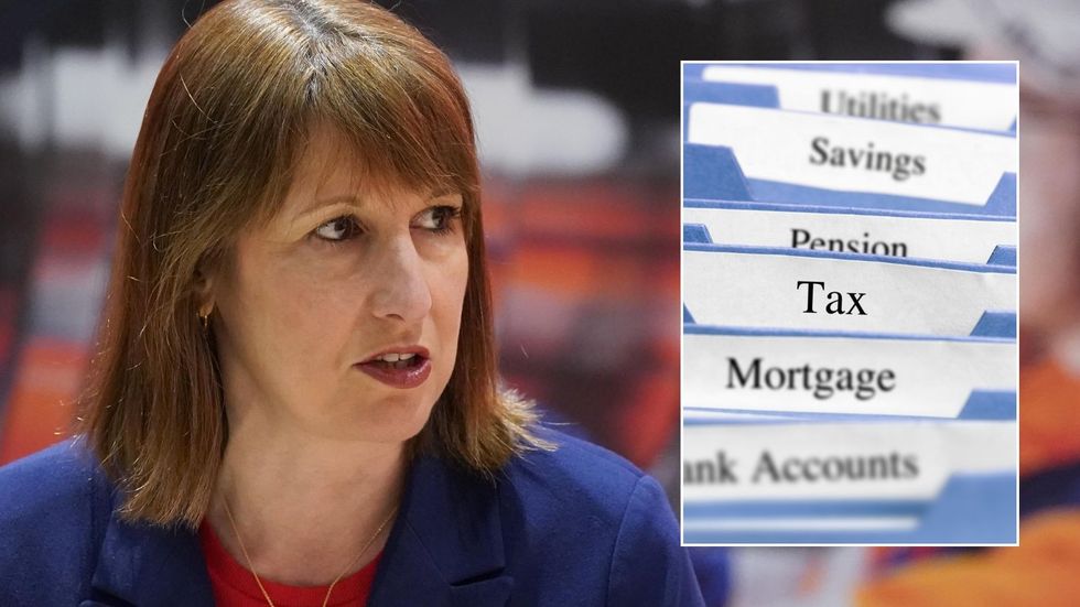 Rachel Reeves and tax form