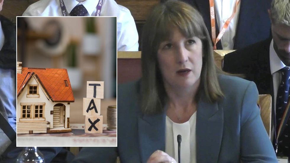 Rachel Reeves and tax sign