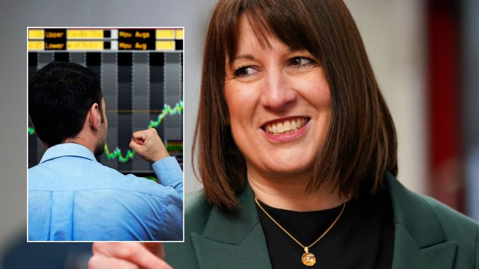 Rachel Reeves and trader
