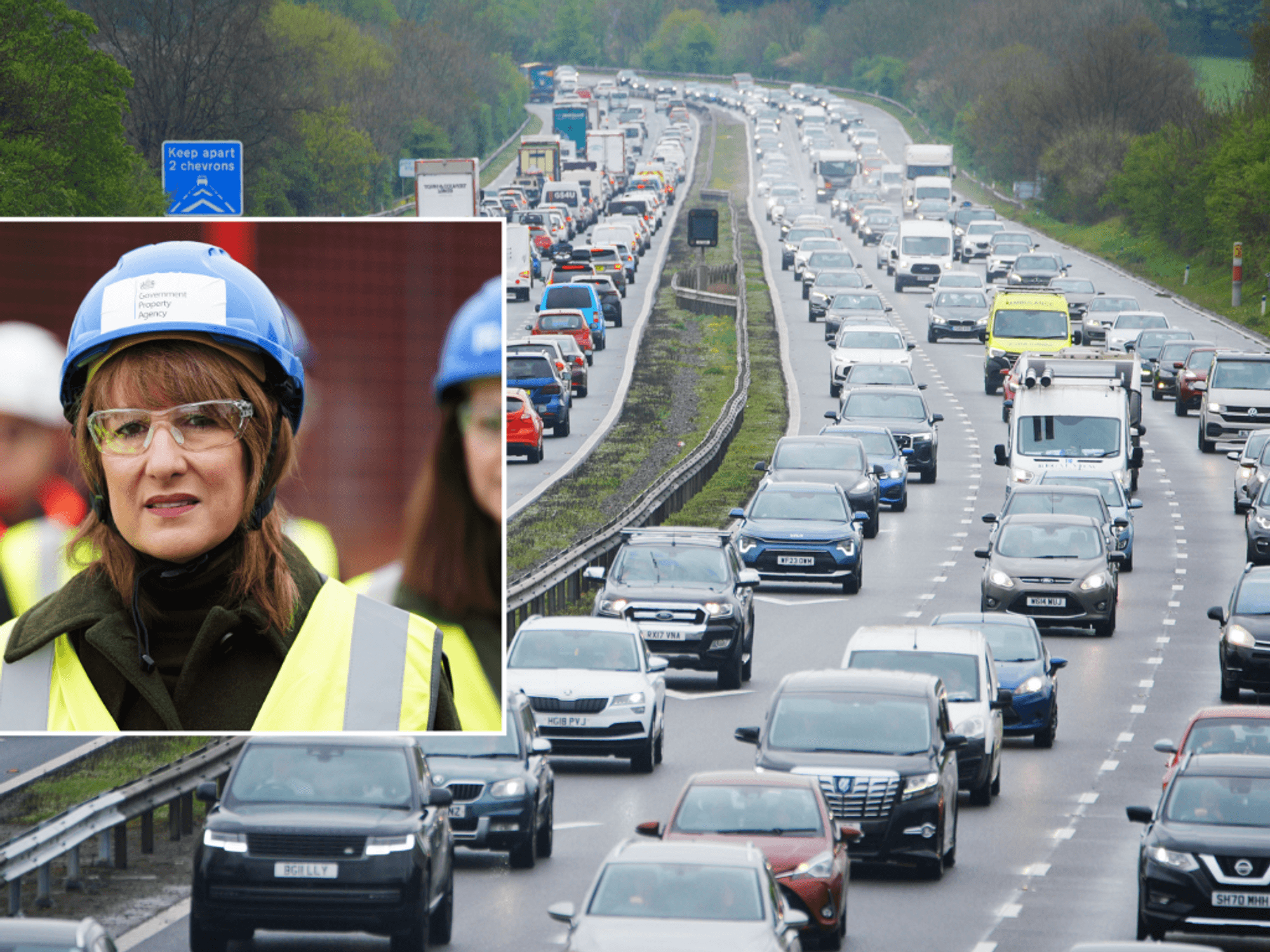 Rachel Reeves and UK roads