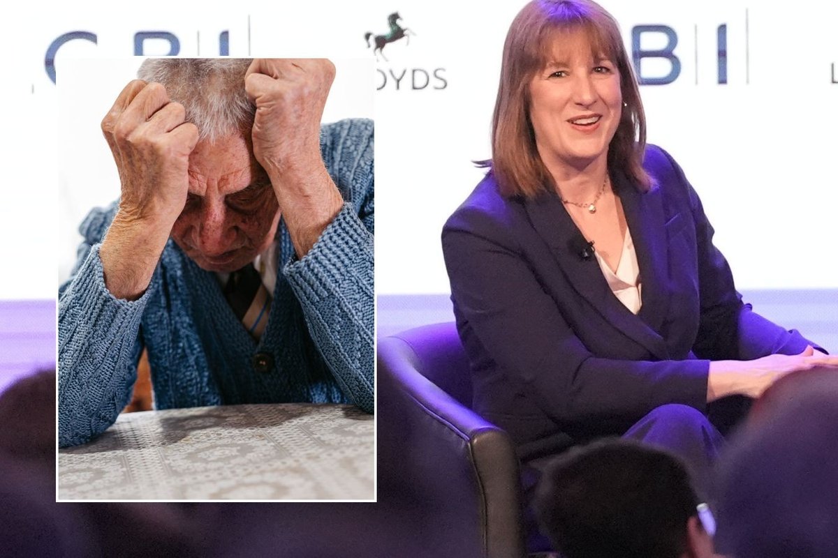 Rachel Reeves and upset pensioner