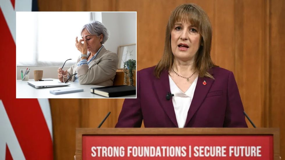 Rachel Reeves and working person