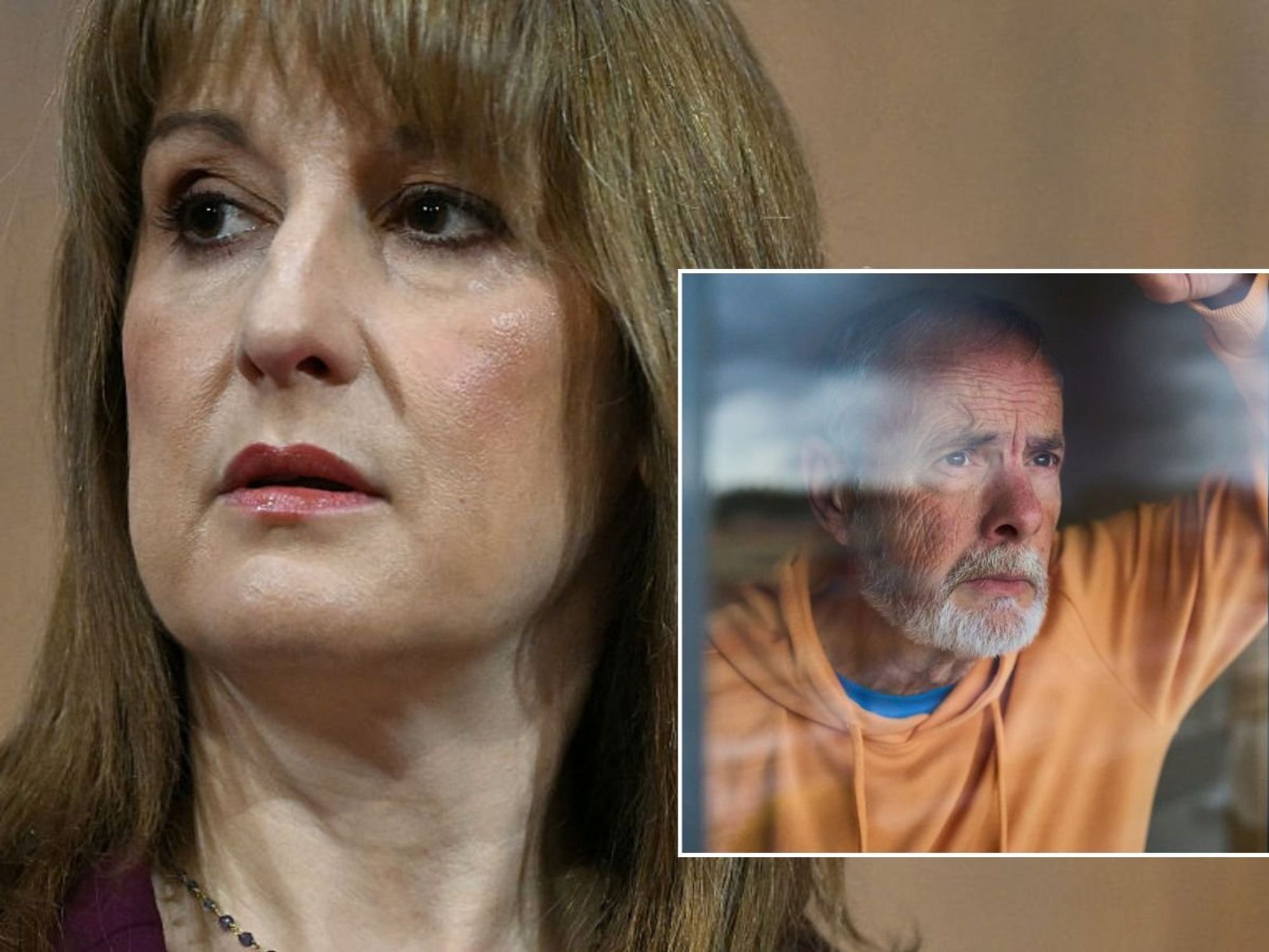 Rachel Reeves and worried pensioner