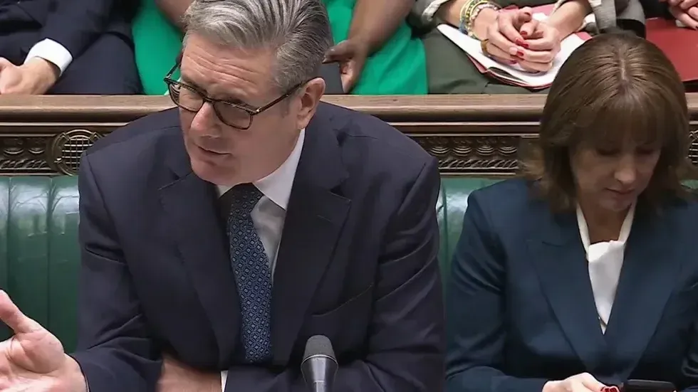Rachel Reeves appeared to find out about the Budget leak during last week's PMQs
