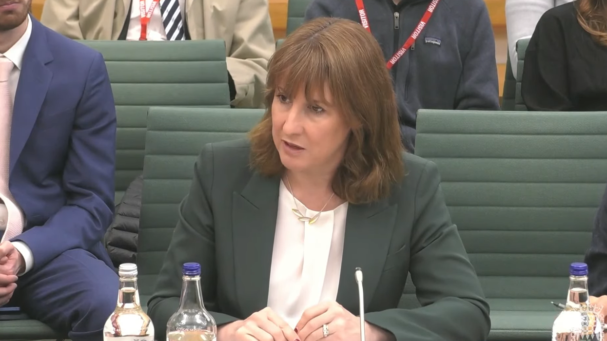 Rachel Reeves appearing at the Treasury Select Committee