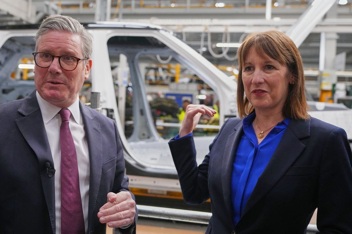 Rachel Reeves at JLR car plant