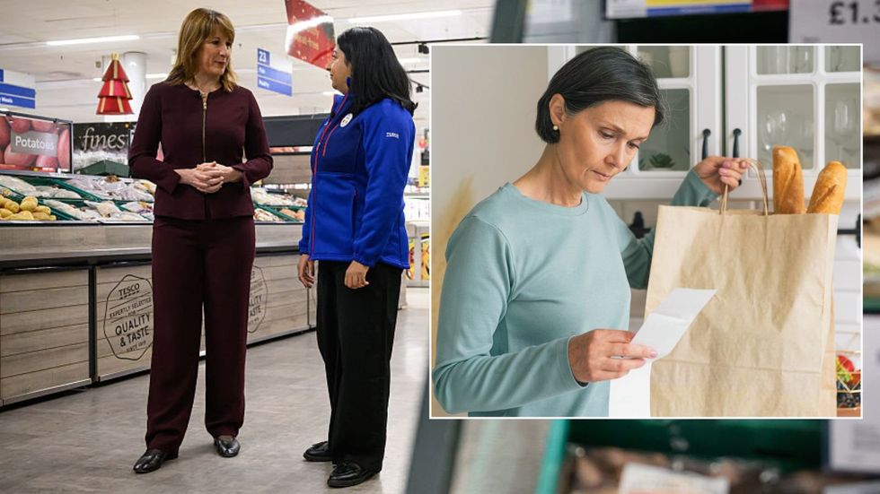 Rachel Reeves at Tesco