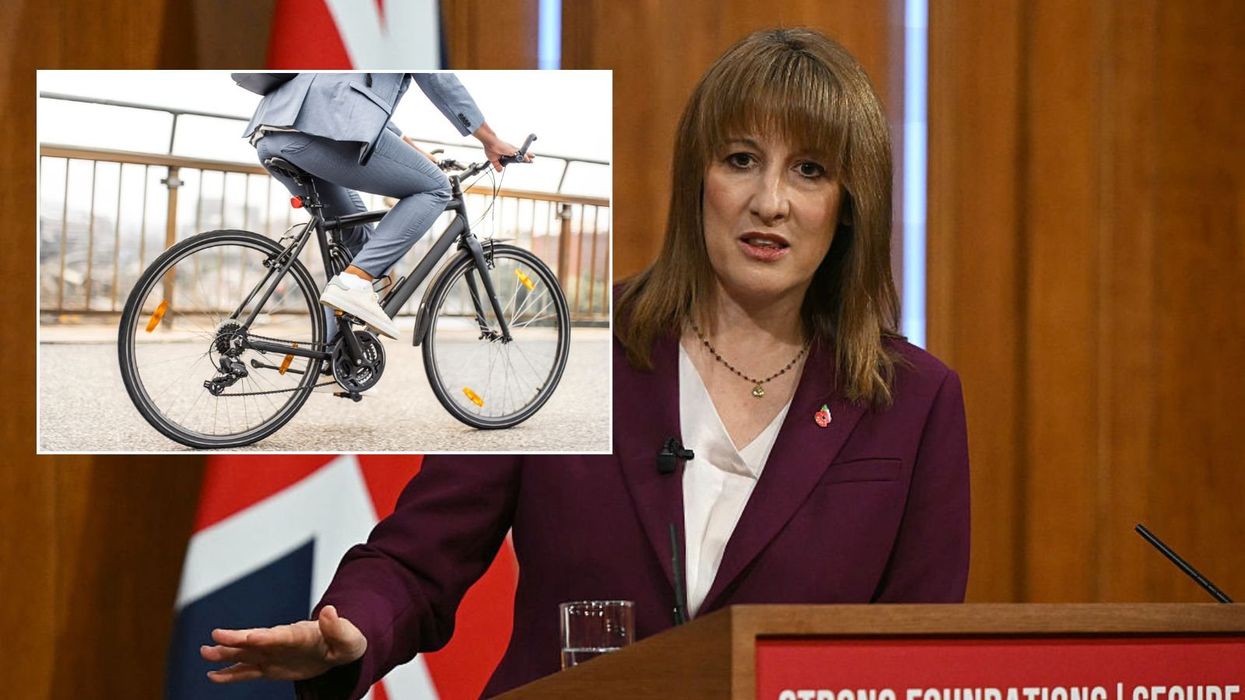 Rachel Reeves cyclist