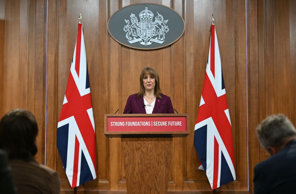 Rachel Reeves delivering pre-Budget speech in 9 Downing Street