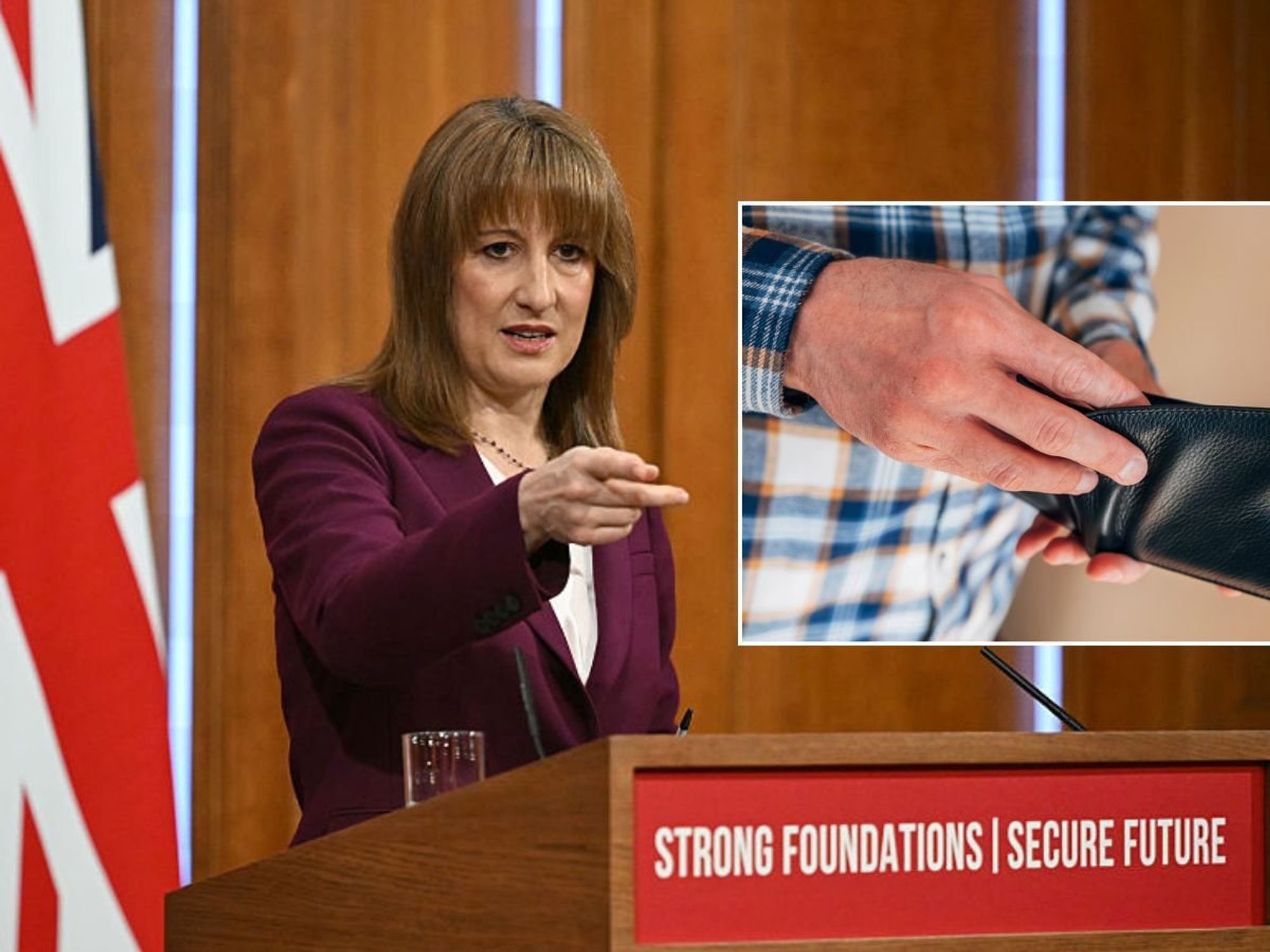 Rachel Reeves empty wallet