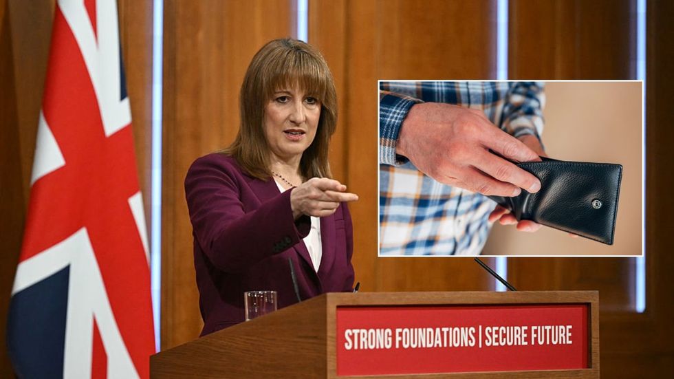 Rachel Reeves empty wallet