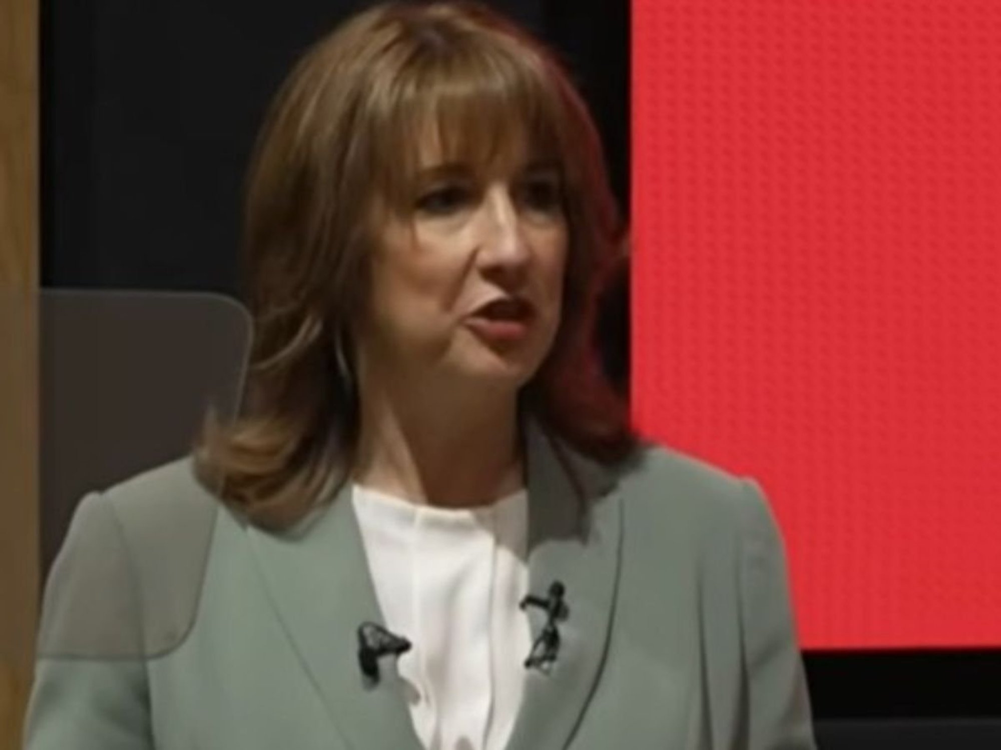 Rachel Reeves giving speech