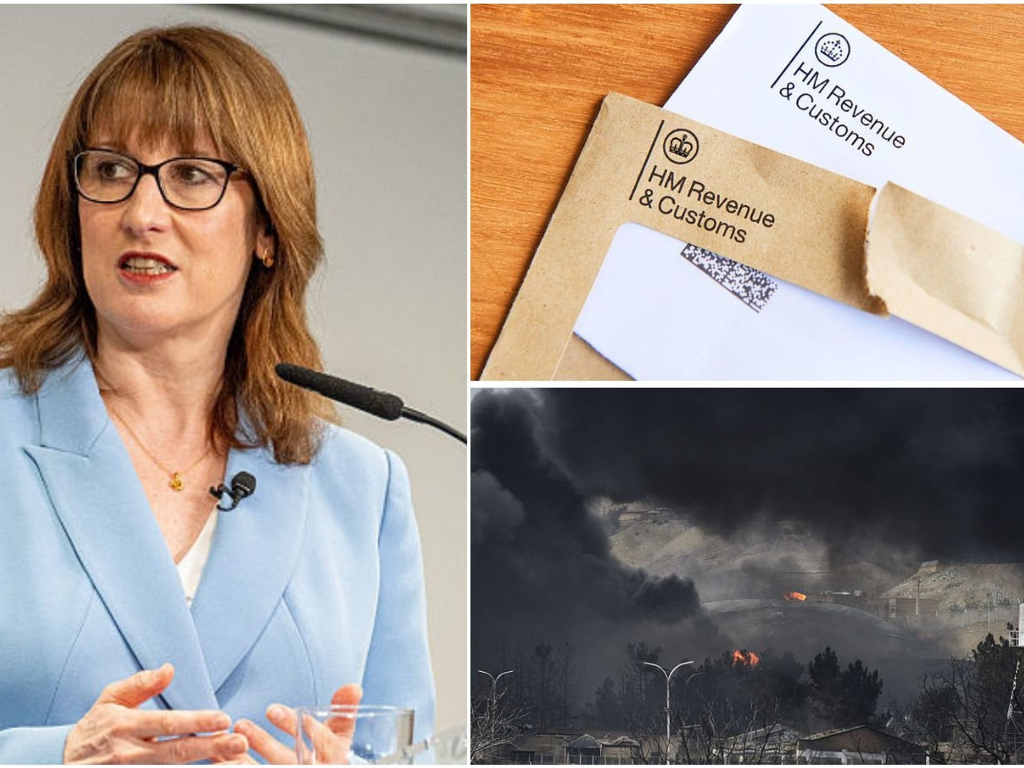 Rachel Reeves, HMRC letter and US-Iran war