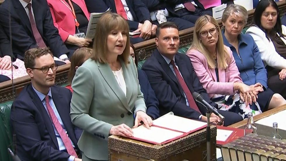 Rachel Reeves in House of Commons