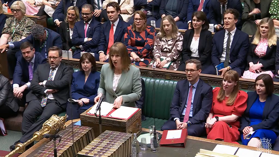 Rachel Reeves in House of Commons