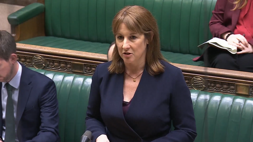 Rachel Reeves in House of Commons