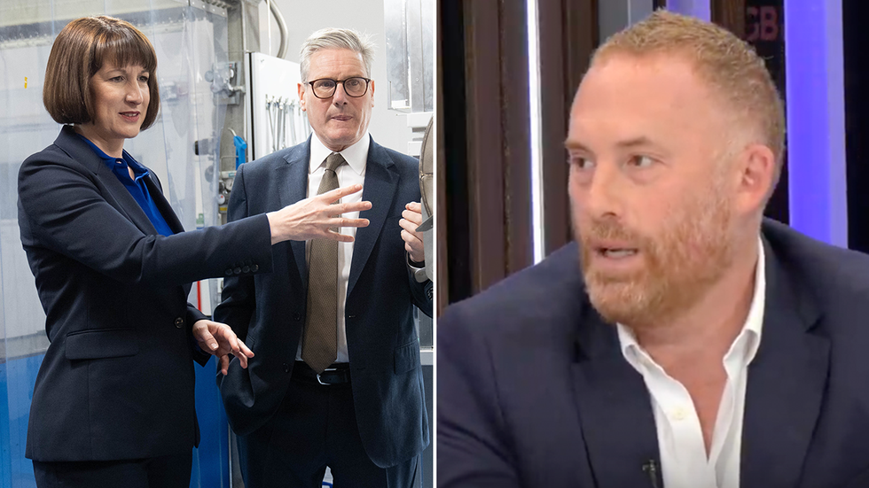 Rachel Reeves, Keir Starmer and Matthew Stadlen