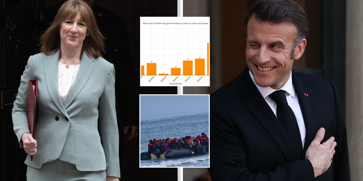 NextImg:EXPOSED: Rachel Reeves' £280mn migrant cash boost drop in ocean as SHOCK graph shows how much France pockets