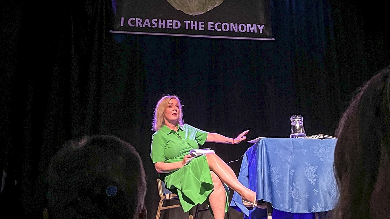 'What happened last night was not funny!' Liz Truss slams 'far-left activists' who disrupted event with 'lettuce' stunt