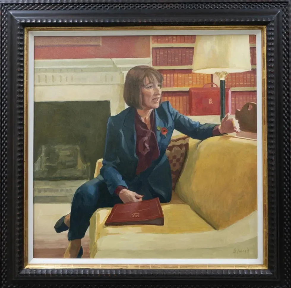 Rachel Reeves painting