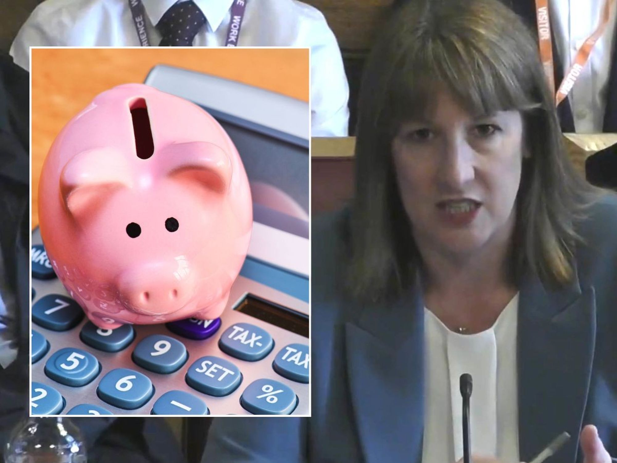 Rachel Reeves piggy bank