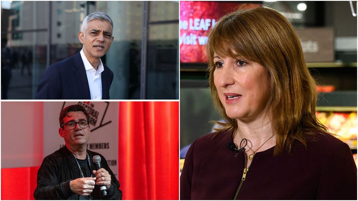 Rachel Reeves, Sadiq Khan and Andy Burnham