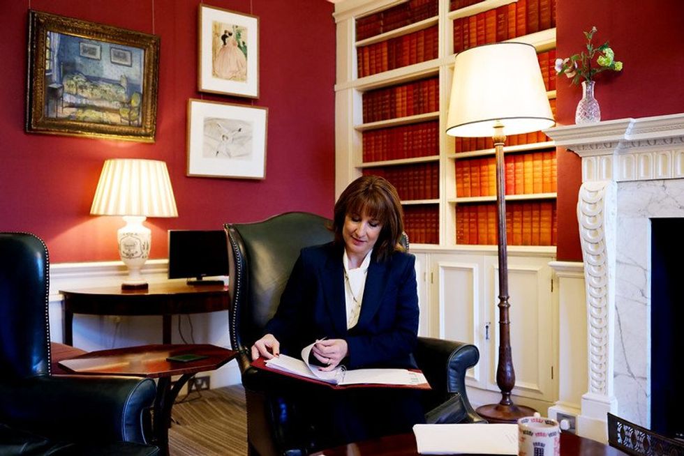 Rachel Reeves snapped preparing for second Budget