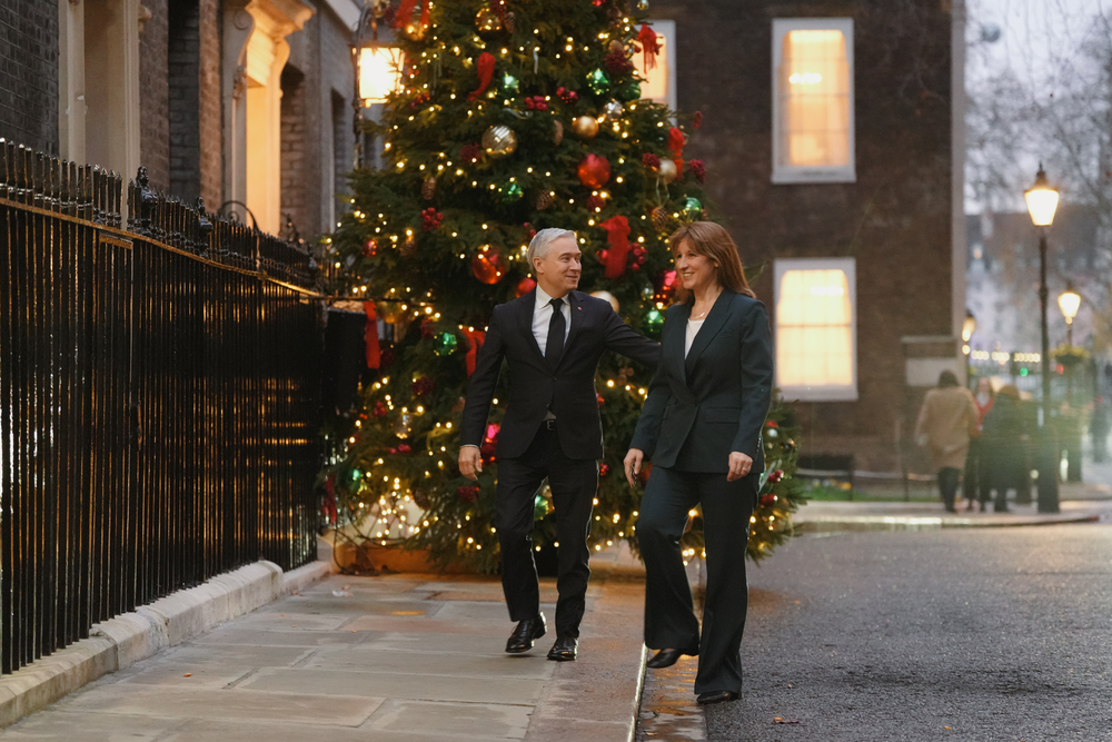 Rachel Reeves with Canadian counterpart Francois-Philippe Champagne
