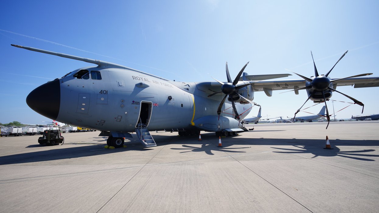 RAF Airbus A400M Atlas military transport aircraft