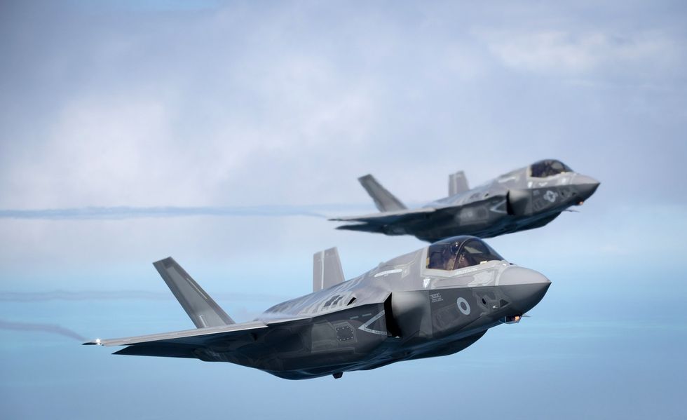 RAF F-35B stealth fighters
